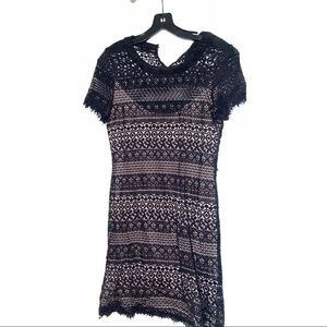 Cute BCBG nude bottom dress